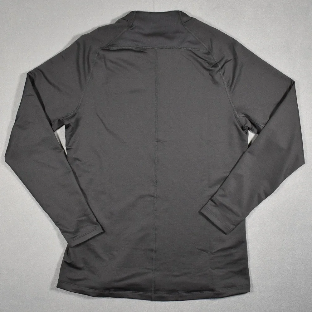 Nike Pro Mens Coldgear Mock Neck Long Sleeve Shirt Large Black NWT DH4806
